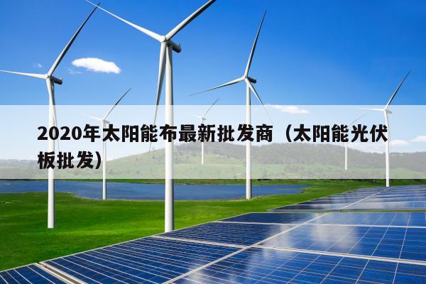 2020年太阳能布最新批发商（太阳能光伏板批发）