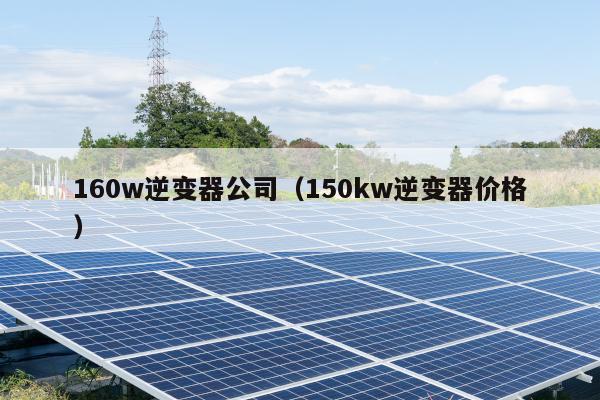 160w逆变器公司（150kw逆变器价格）