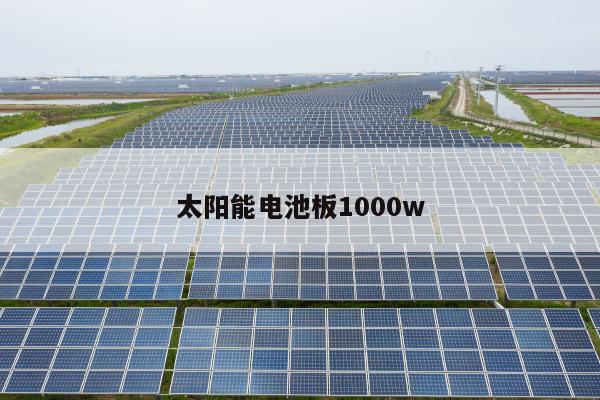 太阳能电池板1000w