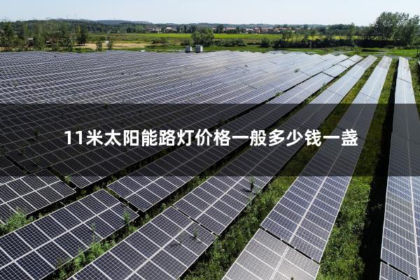 11米太阳能路灯价格一般多少钱一盏