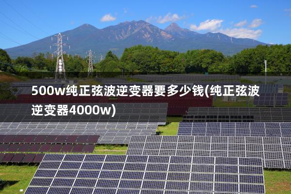 500w纯正弦波逆变器要多少钱(纯正弦波逆变器4000w)